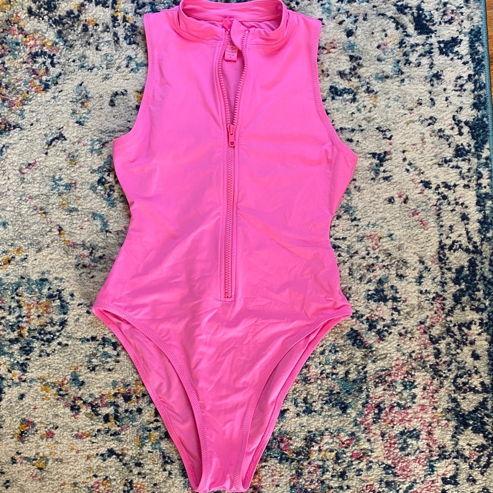 Skims Pink Swimsuit & Matching skirt